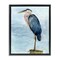 Stupell Industries Blue Heron's Perch Floater Framed Canvas Wall Art Design by John Keeling